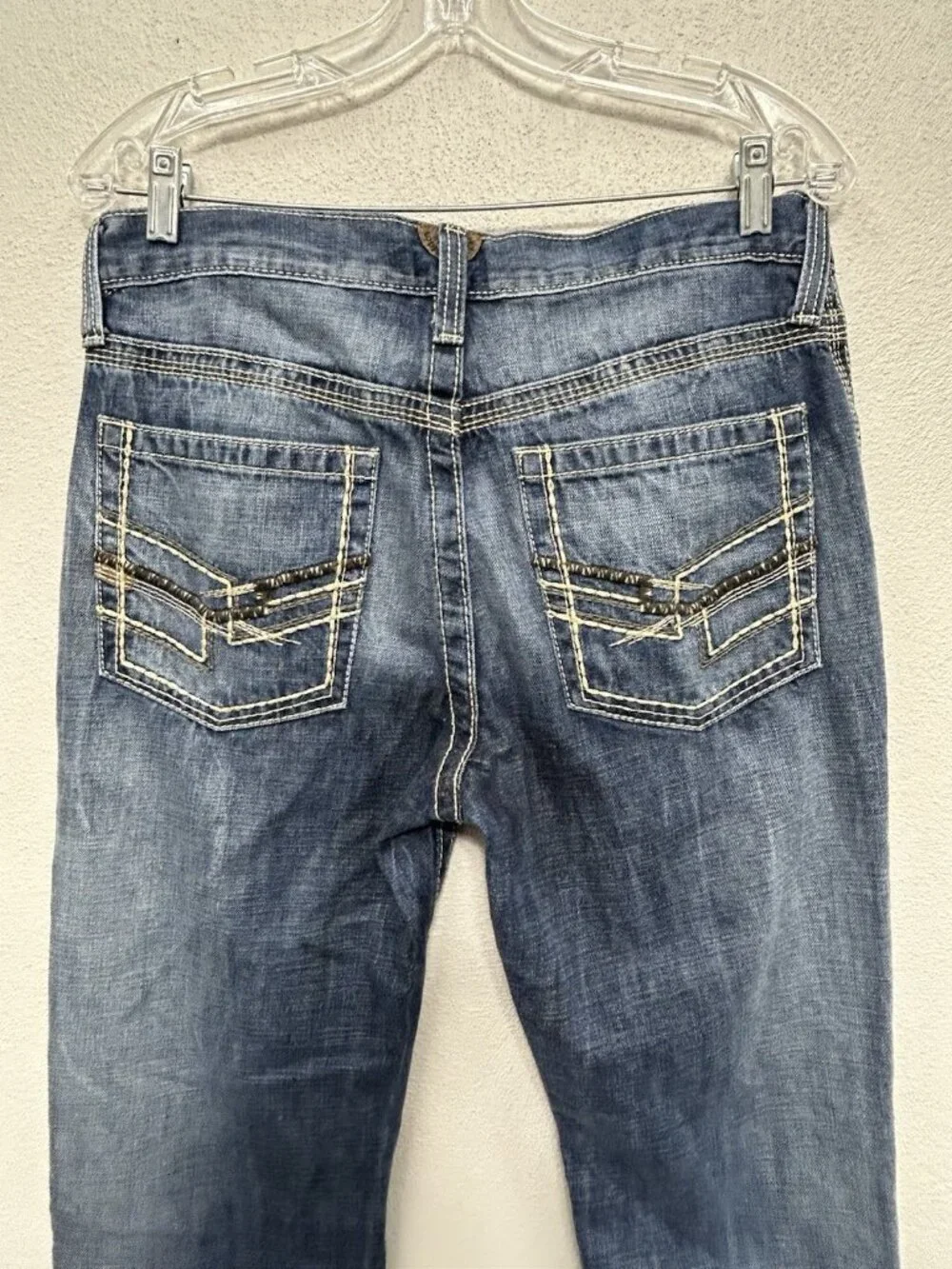 Ariat M4 Low Rise Boot Cut Jeans Men’s 31x34 Blue Denim (actual 32x34) Western